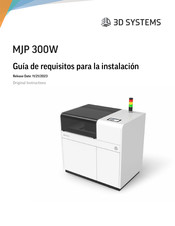 3D Systems MJP 300W Guía Para La Instalación