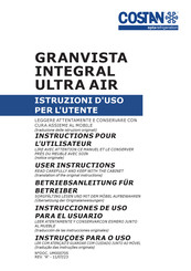 Costan GRANVISTA INTEGRAL ULTRA AIR H20 Compct Instrucciones De Uso Para El Usuario