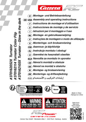 Carrera RC Turnator Color Flip Instrucciones De Montaje Y De Servicio