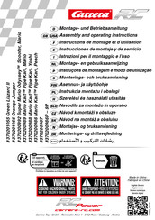 Carrera RC Mario Kart Pipe Kart Yoshi Instrucciones De Montaje Y De Servicio