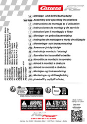 Carrera RC 370181030 Instrucciones De Montaje Y De Servicio