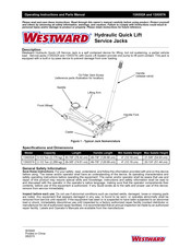 Westward 13X032A Manual De Instrucciones De Funcionamiento