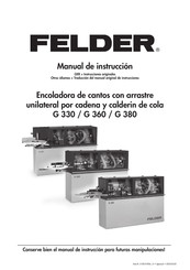 Felder G 330 Manual De Instructiones