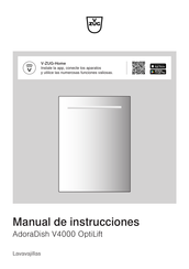 V-ZUG AdoraVajilla V4000 VGBO Manual De Instrucciones