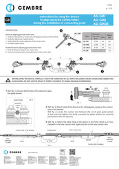 Cembre AD-GW Instrucciones Para La Utilización