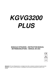 Kruger KGVG3200 Manual De Uso