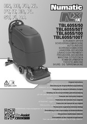 Numatic TBL6055/50 Manual Del Usuario