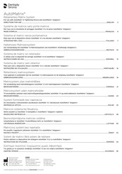 Dentsply Sirona AutoMatrix Instrucciones De Uso