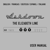 Ashdown Engineering THE ELIZABETH Serie Guia Del Usuario