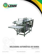 Manufacturas Lenin BOLEADORA AUTOMATICA DE BANDA Manual De Operación