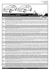 ECS Electronics RN-122-DX Instrucciones De Montaje