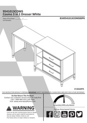 Ameriwood HOME Cosmo 9541013COMS Manual Del Usuario