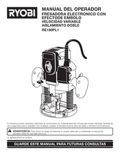 Ryobi RE180PL1 Manual Del Operador