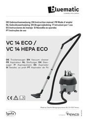 bluematic VC 14 ECO Instrucciones De Manejo