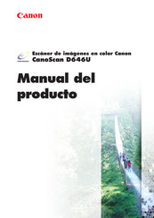 Canon CanoScan D646U Manual Del Producto