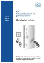 Winkhaus EAV Manual De Instrucciones