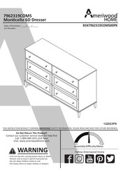 Ameriwood HOME Monticello 7962319COMS Manual Del Usuario