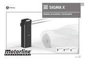 Motorline professional SIGMA X6 Manual De Usuario/Instalador