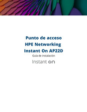 HPE Networking Instant On AP22D Guia De Instalacion