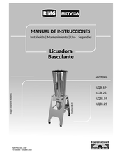 METVISA LQB19110M604 Manual De Instrucciones