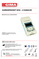 Gima CARDIOPOCKET ECG Manual De Uso Y Mantenimiento