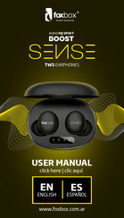 foxbox SENSE Manual Del Usuario