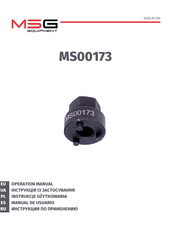 MSG Equipment MS00173 Manual De Usuario