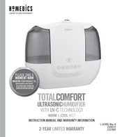 HoMedics TOTALCOMFORT 1520272 Manual De Instrucciones E Información Sobre La Garantia