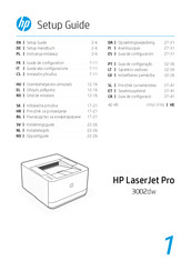 HP LaserJet Pro 3002dw Guía De Configuración