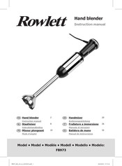 Rowlett FB973 Manual De Instrucciones