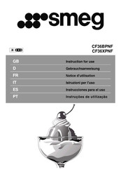 Smeg CF36BPNF Instrucciones Para El Uso