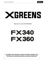 Honda XGREENS FX340 Manual De Usuario