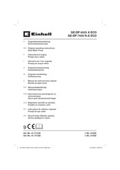 EINHELL GE-DP 7935 N-A ECO Manual De Instrucciones Original