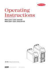 Fronius iWave 300i CC Manual De Instrucciones