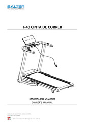 Salter T-40 Manual Del Usuario