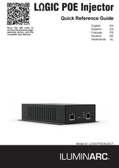 Iluminarc LOGIC POE Injector Guía De Referencia Rápida