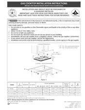 Frigidaire GLGC30S8CSB Instrucciones De Instalación