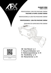 afx light CLOUDY-PRO Manual De Uso