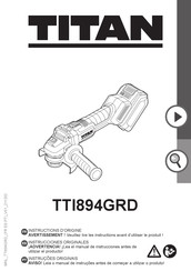 Titan TTI894GRD Instrucciones Originales