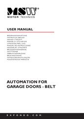 MSW Motor Technics MSW-GDOOR-001A Manual De Instrucciones