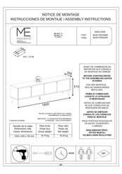 MARCKERIC NOLA 17031 Instrucciones De Montaje