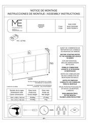 MARCKERIC NOLA 17163 Instrucciones De Montaje