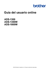 Brother ADS-1800W Guía Del Usuario Online