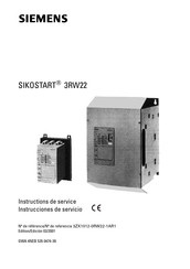 Siemens SIKOSTART 3RW2235-0DB15 Instrucciones De Servicio