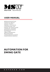 MSW Motor Technics MSW-GDOOR-005B Manual De Instrucciones