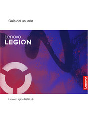 Lenovo Legion 9i Guia Del Usuario