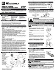 Koblenz WD-12 C4 Manual De Operación