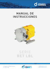 Bombas Especiales Torres BET LBL Serie Manual De Instrucciones