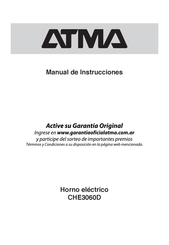 ATMA CHE3060D Manual De Instrucciones