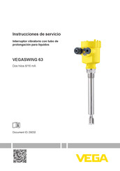 Vega VEGASWING 63 Instrucciones De Servicio